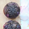 Muffins câlin choco~noisette~myrtilles & caroube