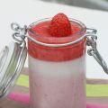 Douceur de panna cotta à la fraise