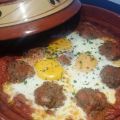 Tajine de kefta aux œufs