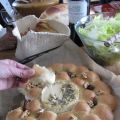 Couronne briochée au camembert pour Pâques