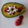 Avocat au chèvre, sauce framboise, Recette[...]