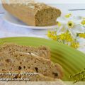Pain cake sans gluten, châtaigne, amande et noix