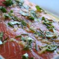 Pavé de saumon mariné pour barbecue