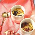 Pots de ricotta, parmesan et figue