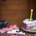 Gâteau d'anniversaire aux myrtilles et au[...]