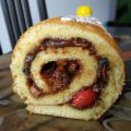Gâteau Roulé Chocolat et M&M's