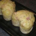 Muffins aux poireaux, jambon et parmesan,[...]