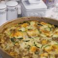 gratin de courgettes aux saucisses