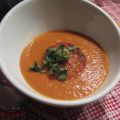 Soupe aux tomates rôties lentement
