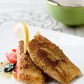 Filets de lieu panés au parmesan