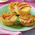 Petits flans à la pêche, Recette Ptitchef