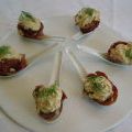 Cuillères de chantilly de foie gras et de[...]