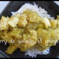 Curry de poisson blanc aux courgettes