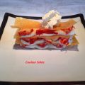 millefeuille de homard et sa chantilly de bisque