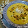 Crème de butternut, oeuf poché, crumble de[...]