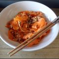 Salade de carottes à l'asiatique pour recette[...]