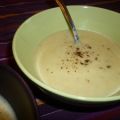 Potage au chou-fleur et aux poireaux