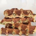 Gaufres salées à la courgette, au chèvre et aux[...]