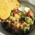 Salade de quinoa, 2 versions