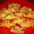 Mini croissants feuilletes jambon/fromage,[...]