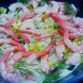 Salade de poireaux aux crevettes, Recette[...]