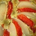 Tarte poire-pamplemousse-pistache
