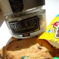 Cookies aux M&M's et fleur de sel au thé Sencha.