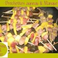 Brochettes agneau & mangue, Recette Ptitchef