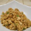 Stir-fry de quinoa à l'ail et à l'ananas