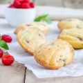 Madeleines aux framboises