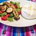 Burrata crémeuse et ses légumes grillés