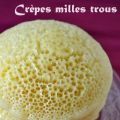 Crèpe marocaine milles trous, Recette Ptitchef