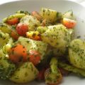 Salade de pommes de terre au pesto de basilic