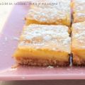 Lemon bars ou carrés au citron
