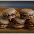 Macarons ganache au chocolat