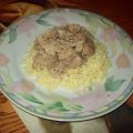Mijoté de porc au four, sauce moutarde