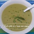 POTAGE AUX ASPERGES, POIREAUX ET LAIT DE COCO
