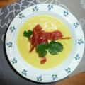 Velouté de chou-fleur au jambon de Bayonne