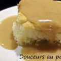 Gâteau doré sauce cassonade