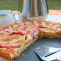 Tarte aux nectarines et crème d'amandes
