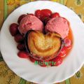 Glace à la fraise sans sorbetière, palmier[...]