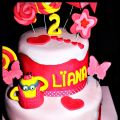 Cake design Minions girly