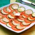 Carpaccio de courgettes