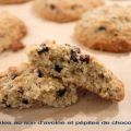 Cookies au son d'avoine et pépites de chocolat