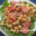 SALADE DE POIS CHICHES ET CHORIZO