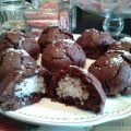 Biscuits cacao au coeur coco