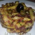 Haricot beurre à la tapenade d'olives noires