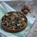 Tarte aux blettes, noix et tofu fumé