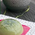 Panna cotta végétale  Matcha/Framboise