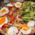 Salade de quinoa aux crevettes